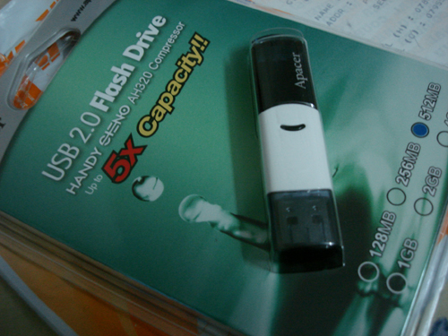 Christmas Gift From Citibank, Apacer Thumbdrive