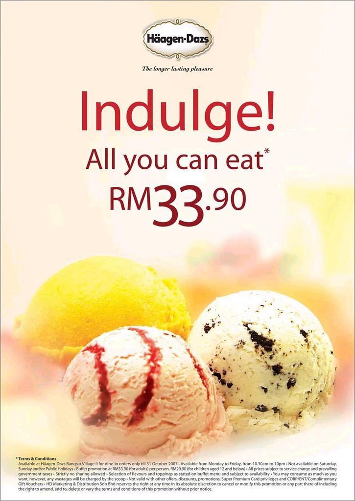 Haagen-Dazs Ice Cream Buffet All You Can Eat