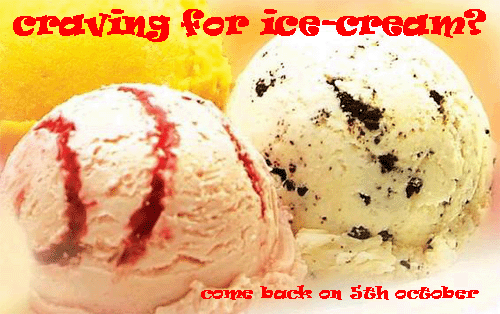 craving for ice cream
