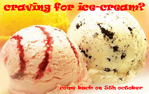 Craving for ice cream?